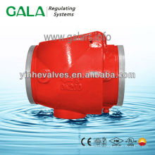 swing check valve with manufacturing straight